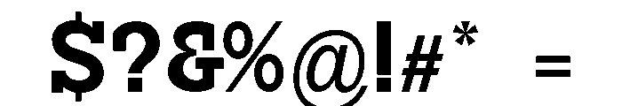 RockRest SemBd SemiCond Font OTHER CHARS