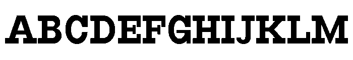 RockRest SemBd SemiCond Font UPPERCASE