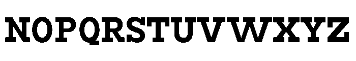 RockRest SemBd SemiCond Font UPPERCASE