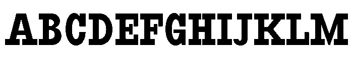 RockRest Semi Bold Condensed Font UPPERCASE