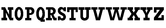 RockRest Semi Bold Condensed Font UPPERCASE
