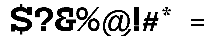 RockRest Semi Bold Font OTHER CHARS