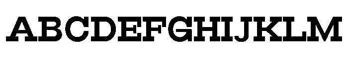 RockRest Semi Bold Font UPPERCASE