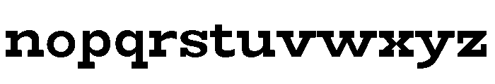 RockRest Semi Bold Font LOWERCASE