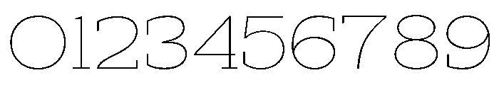 RockRest Thin Expanded Font OTHER CHARS