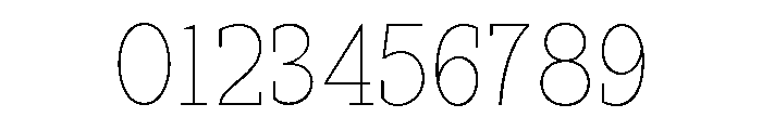 RockRest Thin Semi Condensed Font OTHER CHARS