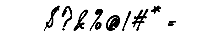 Rocka Emiten Regular Font OTHER CHARS