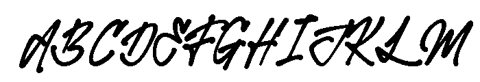Rocka Emiten Regular Font UPPERCASE