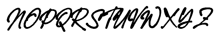 Rocka Emiten Regular Font UPPERCASE