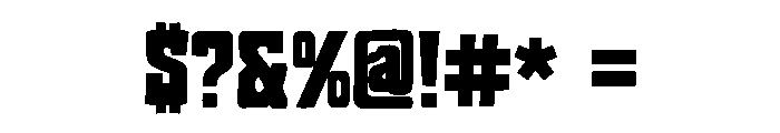 Rocker Crown Font OTHER CHARS