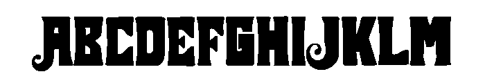 Rocker Crown Font UPPERCASE
