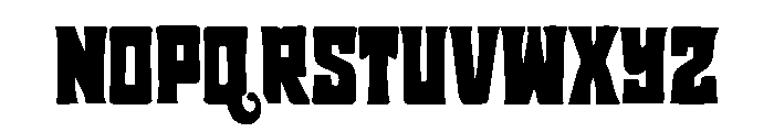 Rocker Crown Font UPPERCASE