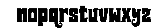 Rocker Crown Font LOWERCASE