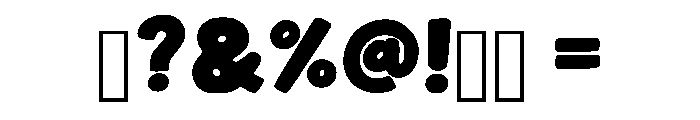 Rocket Bubble Regular Font OTHER CHARS