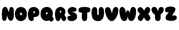 Rocket Bubble Regular Font LOWERCASE