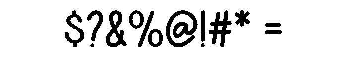 Rocket Dream Font OTHER CHARS