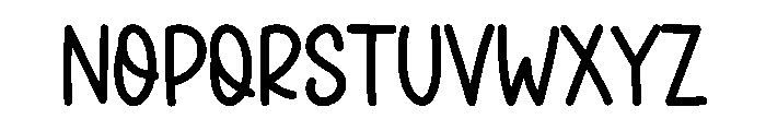 Rocket Dream Font LOWERCASE