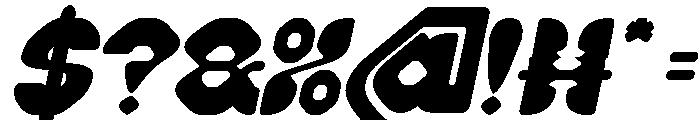 Rocket Romance Bold Italic Font OTHER CHARS