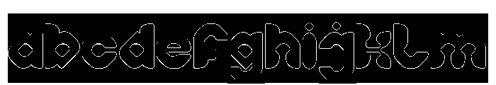 Rocket Romance-Hollow-Inverse FONT