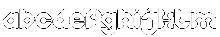 Rocket Romance-Hollow FONT
