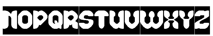Rocket Romance-Inverse Font UPPERCASE