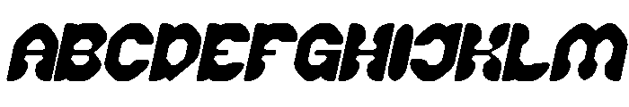 Rocket Romance Italic Font UPPERCASE