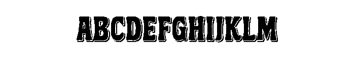RocketThunder-Shadow Font UPPERCASE