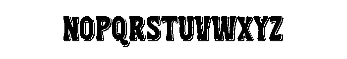 RocketThunder-Shadow Font LOWERCASE