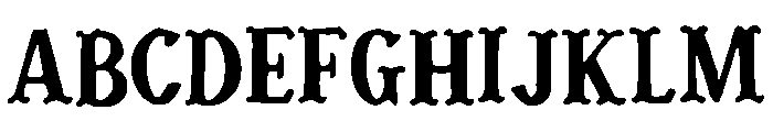 Rockhead_Cat Font UPPERCASE