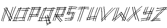 Rockle Italic Italic Font LOWERCASE