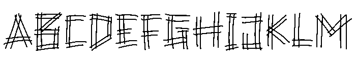 Rockle Font UPPERCASE