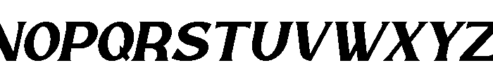Rocktail Italic Font UPPERCASE