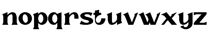 Rocktail Font LOWERCASE