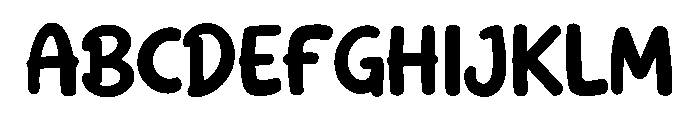 Rocky Brown Font UPPERCASE