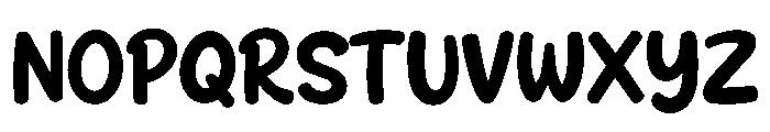 Rocky Brown Font UPPERCASE