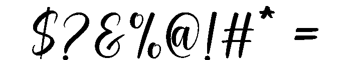 Rocky Mountain Font OTHER CHARS