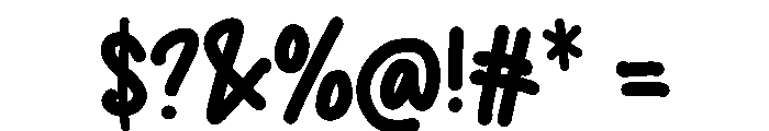 Rocky Roll Font OTHER CHARS