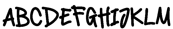 Rocky Roll Font UPPERCASE