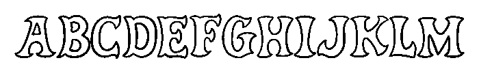 Rodeo Circus By Squeeb  Regular Font UPPERCASE