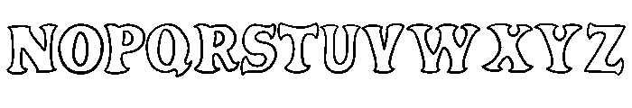 Rodeo Circus By Squeeb  Regular Font UPPERCASE