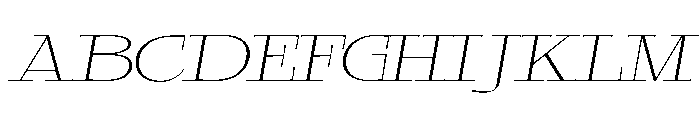 Rodeo Crown Italic Font UPPERCASE