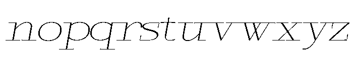 Rodeo Crown Italic Font LOWERCASE