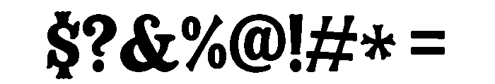 Rodeo Desert Font OTHER CHARS