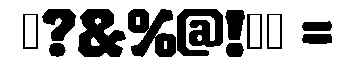 Rodeo Rustler Regular Font OTHER CHARS