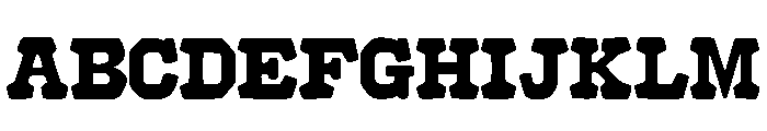 Rodeo Rustler Regular Font UPPERCASE