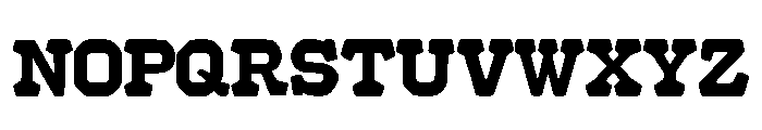Rodeo Rustler Regular Font UPPERCASE