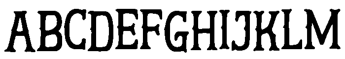 RodeoShow Font UPPERCASE