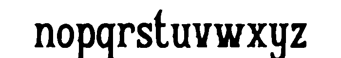 RodeoShow Font LOWERCASE