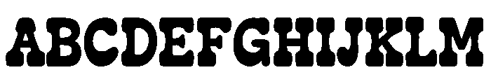 Rodeon Bold Font UPPERCASE