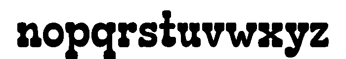 Rodeon Bold Font LOWERCASE